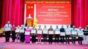 Phường Phước Bình tổ chức Họp mặt Kỷ niệm 34 năm ngày Quốc tế Người cao tuổi (01/10/1991-01/10/2025)