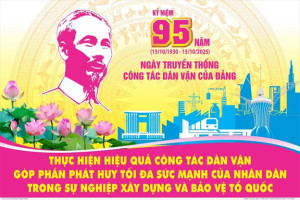 KỶ NIỆM 95 NĂM NGÀY TRUYỀN THỐNG CÔNG TÁC DÂN VẬN CỦA ĐẢNG (15/10/1930 - 15/10/2025)