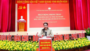 Over 623 Million VND Donated to Support People Affected by Storm No. 10