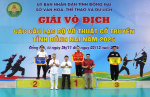 Phường Phước Bình đạt giải nhì trong Giải vô địch các Câu lạc bộ Võ thuật cổ truyền tỉnh Đồng Nai 2025.