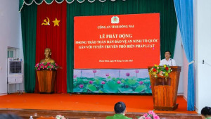 Phát động Phong trào toàn dân bảo vệ An ninh tổ quốc gắn với tuyên truyền Pháp luật năm 2025