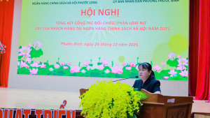 Hội nghị Tổng kết công tác đối chiếu, phân loại nợ vay của khách hàng tại  Ngân hàng chính sách năm 2025