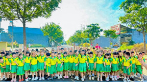 Hoạt động trải nghiệm bé với ngày Hội chạy Việt dã