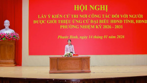 Đảng ủy phường Phước Bình lấy ý kiến cử tri nơi công tác đối với người được giới thiệu ứng cử Đại biểu Hội đồng Nhân dân các cấp, nhiệm kỳ 2026 – 2031
