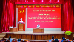 Đảng ủy phường Phước Bình tổ chức Hội nghị ban lãnh đạo mở rộng