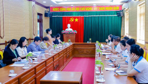 Đoàn kiểm tra giám sát Tổng điều tra kinh tế năm 2026 Trung ương, tỉnh làm việc với Ban chỉ đạo Tổng điều tra kinh tế năm 2026 phường Phước Bình