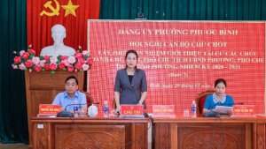 Lấy phiếu tín nhiệm giới thiệu tái cử các chức danh lãnh đạo HĐND, UBND phường nhiệm kỳ 2026 – 2031