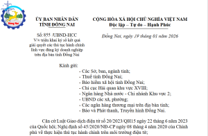 Triển khai ký số kết quả giải quyết thủ tục hành chính lĩnh vực đăng ký doanh nghiệp trên địa bàn tỉnh Đồng Nai