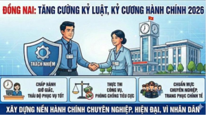 Đồng Nai tăng cường kiểm tra trách nhiệm công vụ, kỷ luật, kỷ cương hành chính từ năm 2026