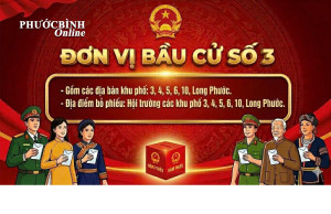 Danh sách các địa điểm bỏ phiếu bầu cử Đại biểu Quốc hội khóa XVI và Đại biểu HĐND các cấp nhiệm kỳ 2026-2031 trên địa bàn phường Phước Bình