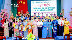 Họp mặt kỷ niệm 116 năm ngày Quốc tế Phụ nữ 08/03 và 1986...