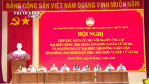 Phước Bình: Hội nghị tiếp xúc giữa cử tri với người ứng cử đại biểu Quốc hội khóa XVI (đơn vị bầu cử số 6) và người ứng cử đại biểu HĐND tỉnh Đồng Nai nhiệm kỳ 2026-2031 (đơn vị bầu cử số 24)