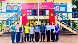 Tỉnh ủy Đồng Nai kiểm tra công tác bầu cử tại phường Phước Bình