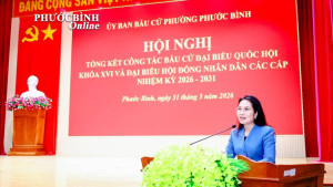 Phước Bình tổng kết công tác bầu cử đại biểu Quốc hội khóa XVI và đại biểu Hội Đồng Nhân Dân các cấp nhiệm kỳ 2026 – 2031