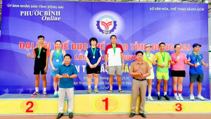 Phước Bình giành được 01 tấm Huy chương vàng tại Giải quần vợt Đại hội Thể dục thể thao tỉnh Đồng Nai lần I năm 2026