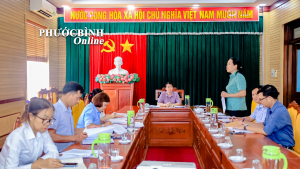 Họp Ban Quản lý Quỹ đền ơn đáp nghĩa phường Phước Bình