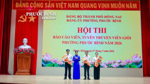 Khai mạc Hội thi báo cáo viên, tuyên truyền viên giỏi phường Phước Bình năm 2026