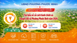 Phường Phước Bình phát động cuộc thi trực tuyến tìm hiểu cải cách hành chính và chuyển đổi số năm 2026