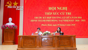 Đại biểu HĐND thành phố Đồng Nai tiếp xúc cử tri phường Phước Bình và Phước Long.
