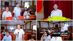 Lấy ý kiến về tài liệu lịch sử, văn hóa và con người phường Phước Bình.