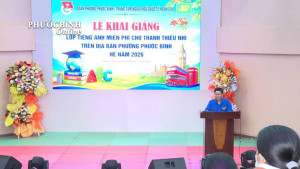 Phước Bình khai giảng lớp tiếng Anh miễn phí cho thanh thiếu nhi