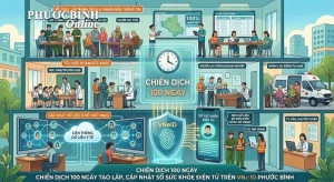 Chiến dịch 100 ngày tạo lập, cập nhật Sổ sức khỏe điện tử...