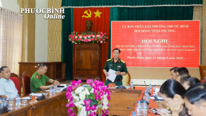 1492 công dân Phước Bình trong độ tuổi gọi nhập ngũ năm 2027