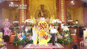 Lãnh đạo phường Phước Bình dự Lễ Vu lan Báo hiếu chùa Phước...