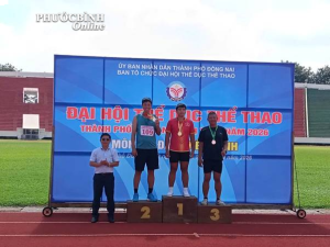Phước Bình xuất sắc giành hạng Nhất toàn đoàn Giải điền kinh Đại hội thể dục thể thao thành phố Đồng Nai lần thứ I năm 2026.