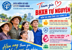 Bảo hiểm Xã hội tự nguyện – Những điều người dân phường...
