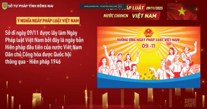 Hưởng ứng ngày Pháp luật Việt Nam
