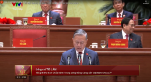 Full text of the speech by Comrade To Lam - General Secretary of the Central Committee of the Communist Party of Vietnam at the closing ceremony of the 14th National Congress of the Party.