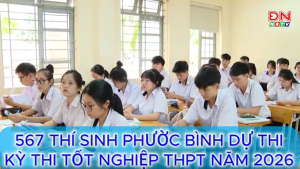 567 thí sinh Phước Bình dự thi Kỳ thi tốt nghiệp THPT năm 2026