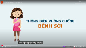 Thông điệp phòng chống bệnh Sởi
