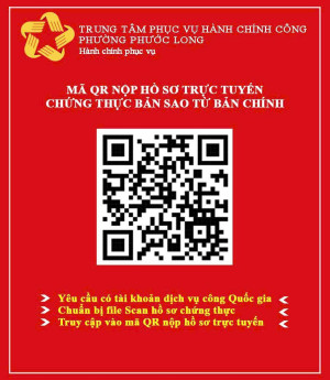QR NỘP HỒ SƠ CHỨNG THỰC