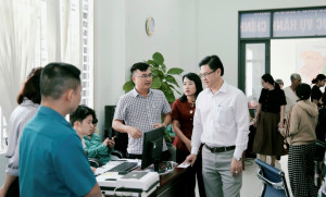 Phước Long khảo sát về công tác vận hành Trung tâm phục vụ hành chính công sau sáp nhập