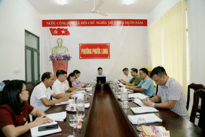 Họp thành viên UBND phường Phước Long