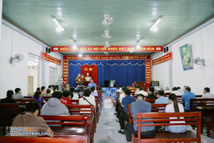 UVBTV Đảng ủy, Phó Chủ tịch UBND phường Phước Long Nguyễn Trung Thành dự sinh hoạt Chi bộ khu phố Thác Mơ 2 thường kỳ tháng 11-2025