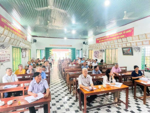 KHU PHỐ LONG THỦY 4:  TỔ CHỨC SINH HOẠT CHUYÊN ĐỀ ỨNG DỤNG KỸ THUẬT SỐ, TRÍ TUỆ NHÂN TẠO TRONG CÔNG TÁC ĐẢNG