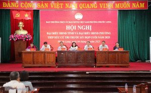 Đại biểu HĐND tỉnh Đồng Nai, đại biểu HĐND phường Phước Long tiếp xúc cử tri trước kỳ họp cuối năm 2025