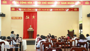 Tỉnh ủy viên, Bí thư Đảng ủy phường Phước Long Nguyễn Thị...