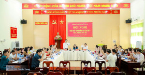 Phước Long tổ chức Hội nghị Ban Chấp hành Đảng bộ lần thứ 4, khóa I, nhiệm kỳ 2025–2030