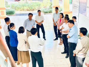 LÃNH ĐẠO UBND PHƯỜNG PHƯỚC LONG KIỂM TRA HOẠT ĐỘNG TẠI TRẠM Y TẾ PHƯỜNG