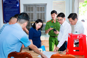 KIỂM TRA CÔNG TÁC CHUẨN BỊ BẦU CỬ TẠI CÁC ĐƠN VỊ BẦU CỬ SỐ 3, 4 VÀ 5