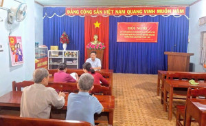 HỘI NÔNG DÂN PHƯỜNG PHƯỚC LONG LÀM VIỆC VỚI CÁC CHI HỘI BÌNH GIANG 1, BÌNH GIANG 2, SƠN LONG VẬN ĐỘNG THÀNH LẬP CÂU LẠC BỘ “NÔNG DÂN SẢN XUẤT KINH DOANH GẮN VỚI BẢO VỆ MÔI TRƯỜNG”