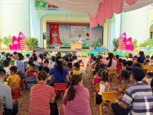 TRUYỀN THÔNG CẢI THIỆN TÌNH TRẠNG DINH DƯỠNG CHO TRẺ CHUẨN BỊ VÀO LỚP 1 TẠI TRƯỜNG MẦM NON THÁC MƠ