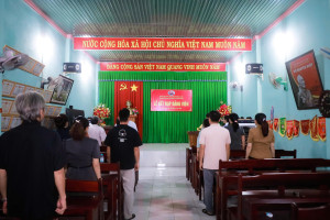 CHI BỘ TRUNG TÂM DVTH PHƯỜNG PHƯỚC LONG TỔ CHỨC LỄ KẾT NẠP ĐẢNG VIÊN