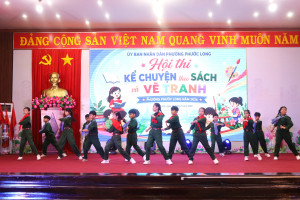Hào hứng Hội thi “Kể chuyện theo sách” và “Vẽ tranh” phường Phước Long năm 2026