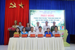 PHƯỜNG PHƯỚC LONG: HƯỞNG ỨNG LỄ PHÁT ĐỘNG PHONG TRÀO THI ĐUA “TOÀN DÂN CHUNG TAY BẢO VỆ MÔI TRƯỜNG, VÌ MỘT VIỆT NAM XANH - SẠCH - ĐẸP”