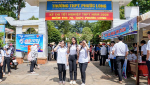 PHƯỚC LONG  494 THÍ SINH HOÀN THÀNH KỲ THI TỐT NGHIỆP THPT NĂM 2026